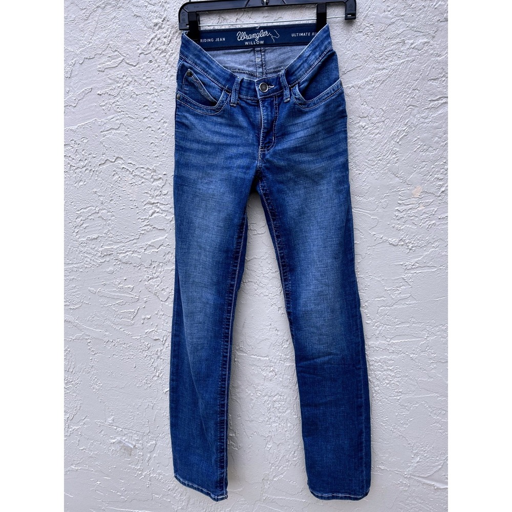 Wrangler Willow Ultimate Riding Jeans Medium Wash Slim Fit 1x36 10MAWGDDS